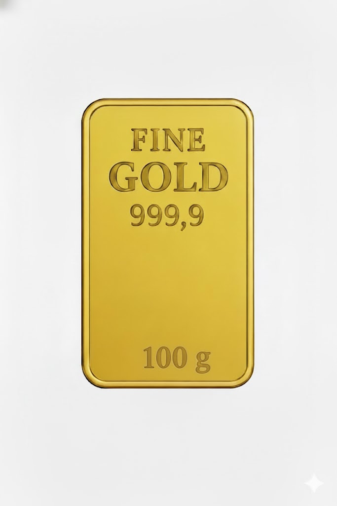 Lingot or 100 g