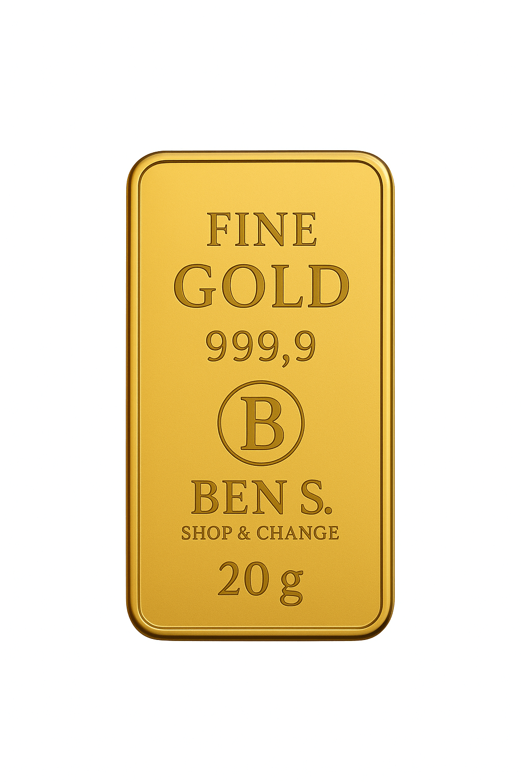 Lingot or 20 g